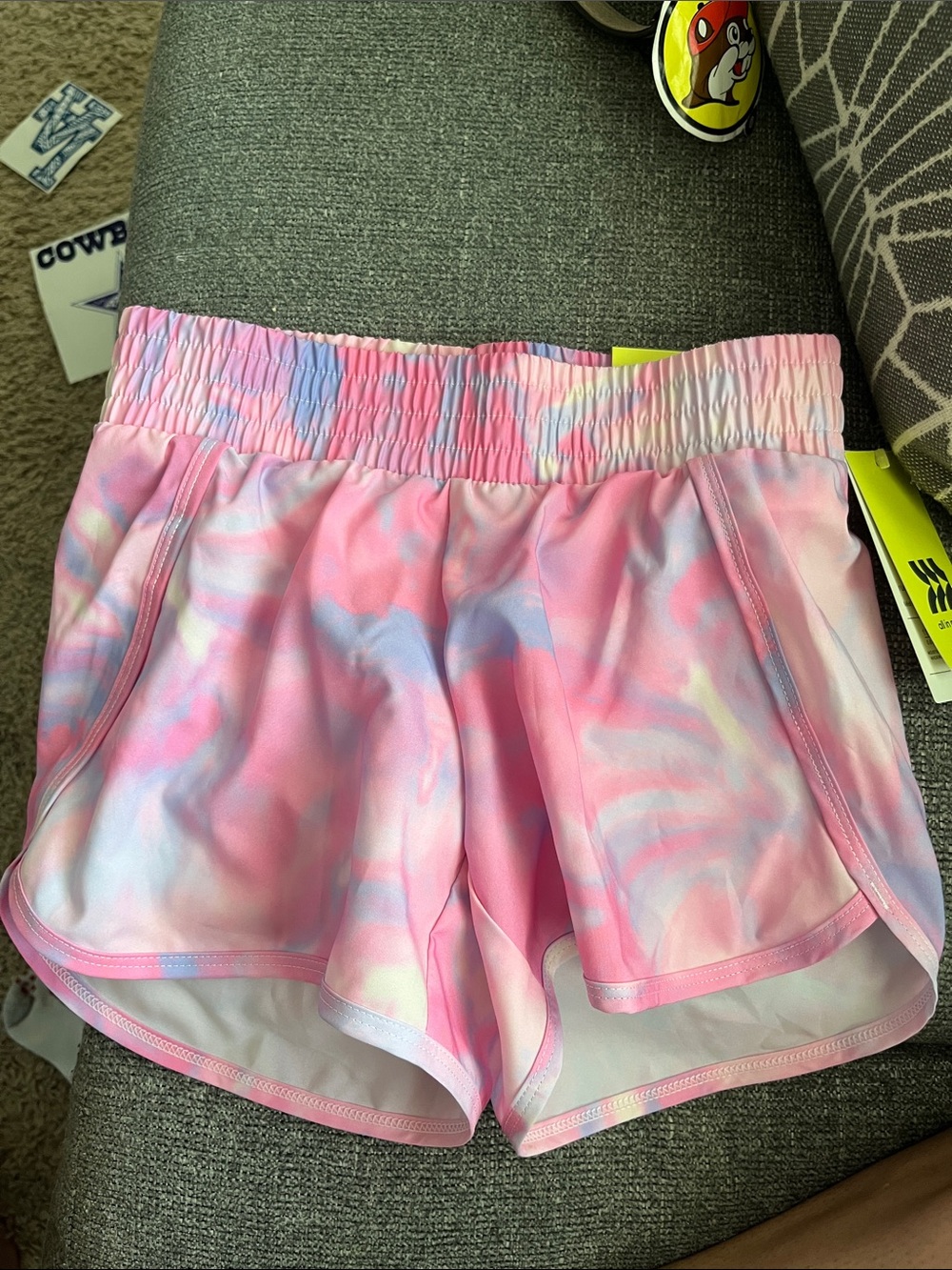 Girls all in motion Tie-Dye Athletic Shorts